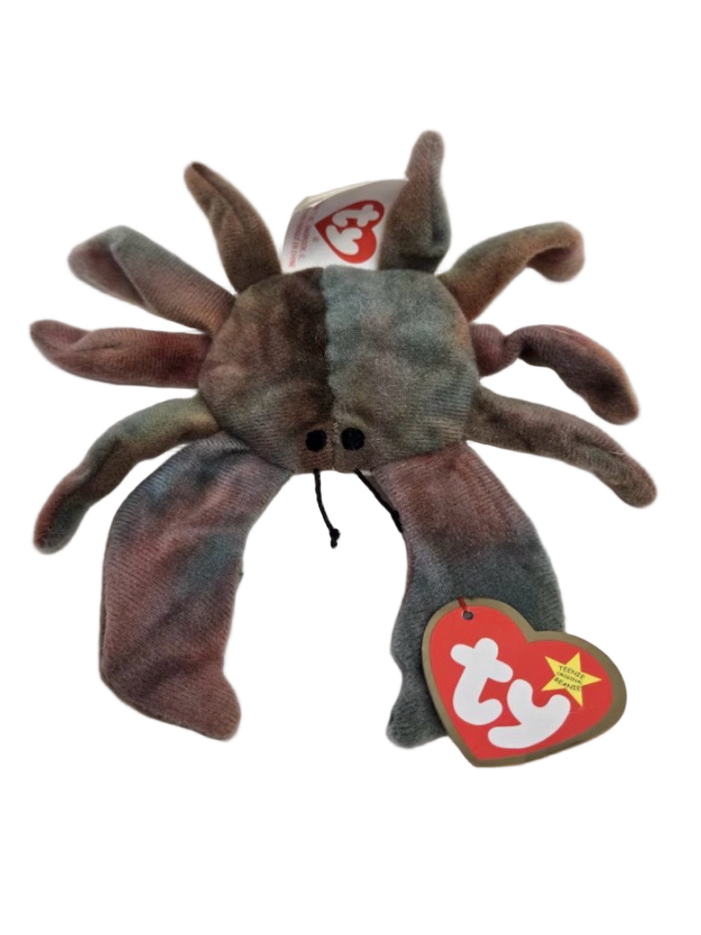 1999 Ty Teenie Beanie Babies Claude the Crab Plush McDonald’s Promotional